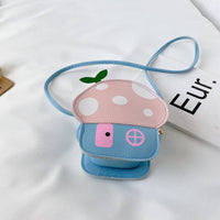 Mushroom-Shaped Mini Shoulder Bag: PINK