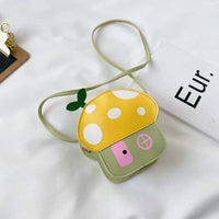 Mushroom-Shaped Mini Shoulder Bag: RED