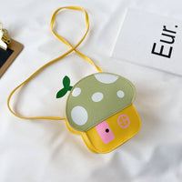 Mushroom-Shaped Mini Shoulder Bag: BLUE