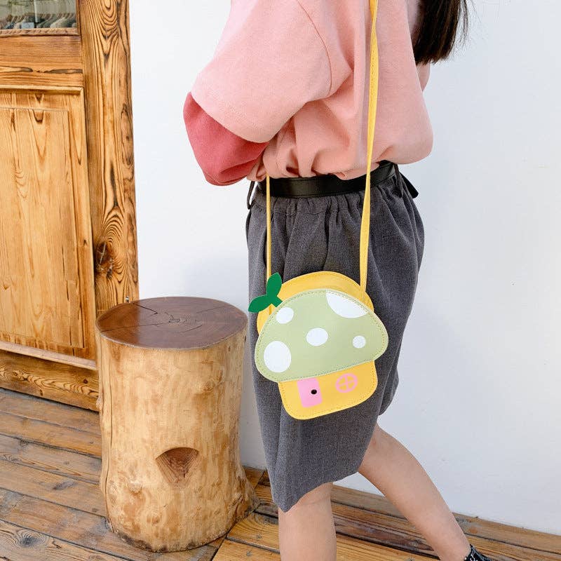 Mushroom-Shaped Mini Shoulder Bag: BLUE